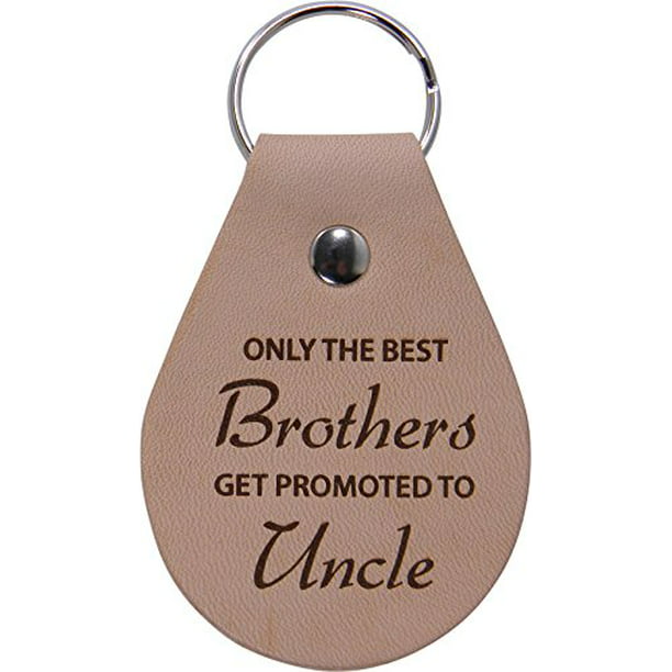 Funny Baby Shower Favors Key Chain Brother Promoted From Gift Personalized Brother New Dad Keychain